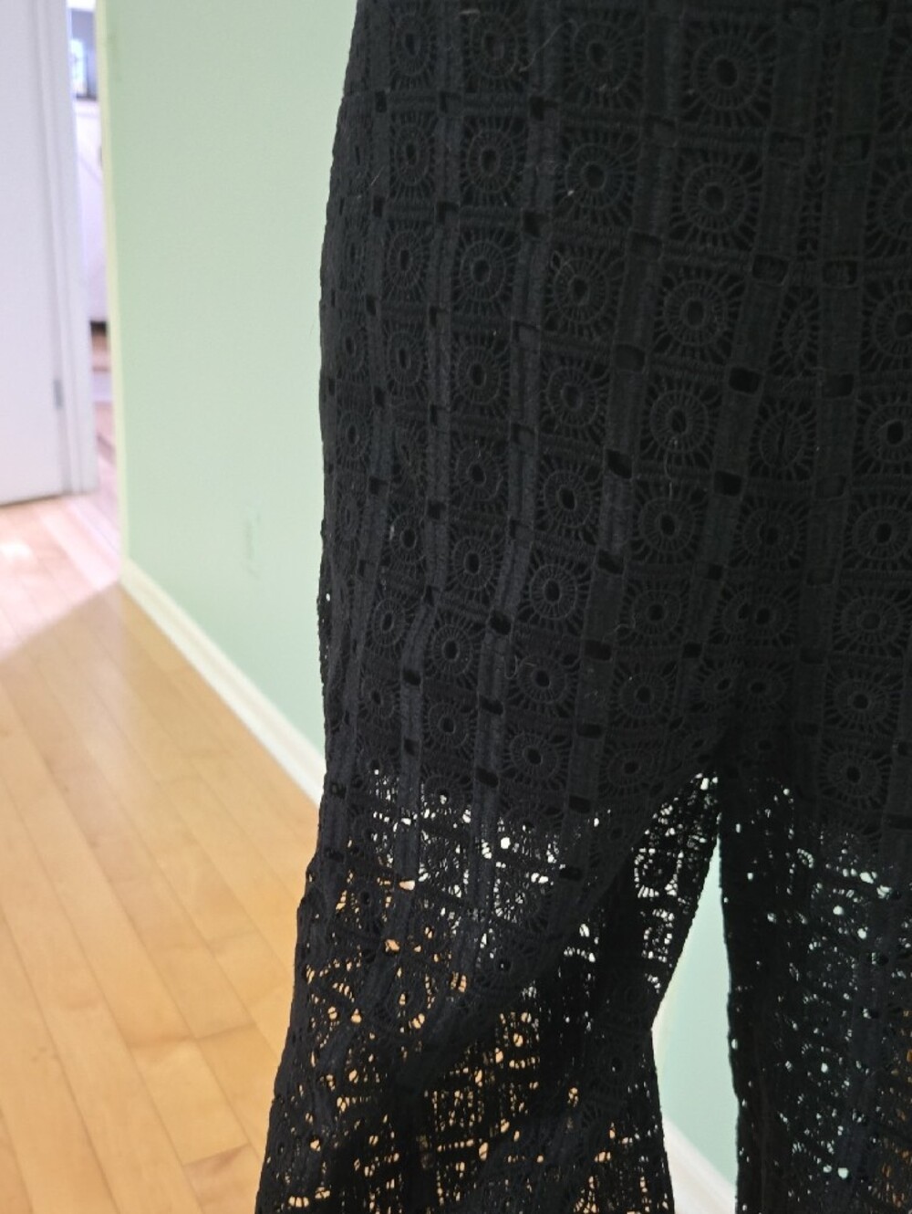Miu Miu Black Crochet Pants - Picture 4 of 5